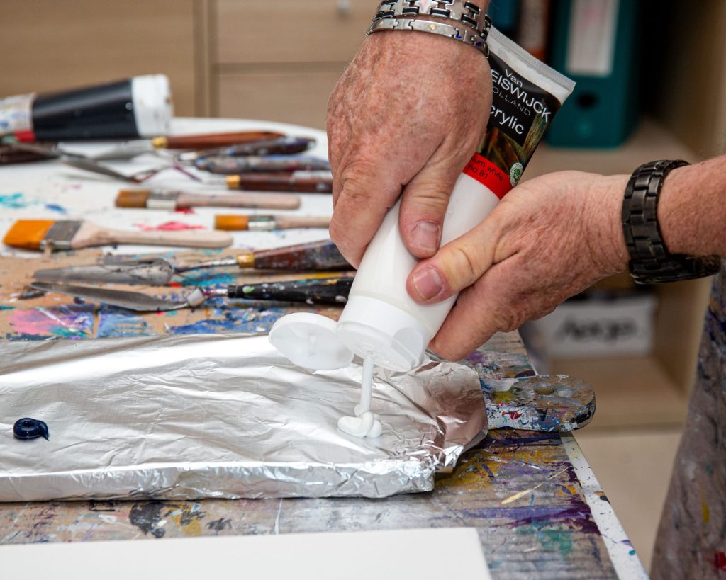 photo branding process artiste peintre